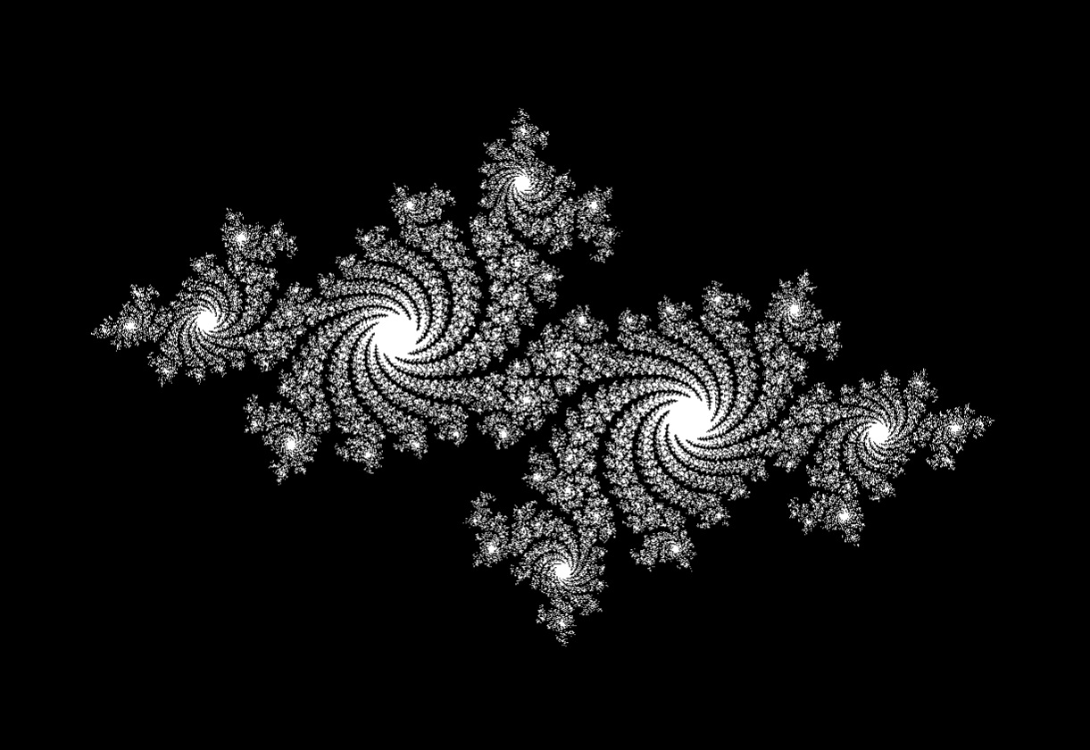 2D Julia set with 256 iterations